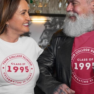 Custom Class Reunion Shirts Custom Matching Shirts, Bulk Order Reunion Shirts Funny School Gathering Gifts Personalized Class of Tshirts