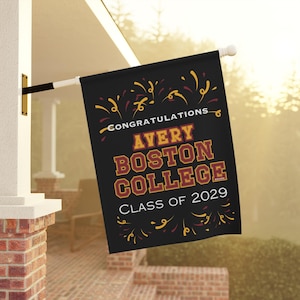 Custom College Graduation Yard Flag: Personalized Celebration Banner