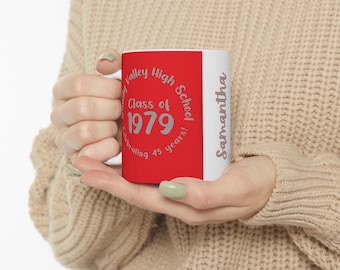 Custom School Reunion Coffee Mug: Personalized Class Reunion Gift