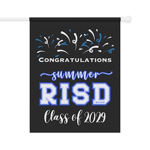 Custom College Graduation Yard Flag: Personalized Celebration Banner