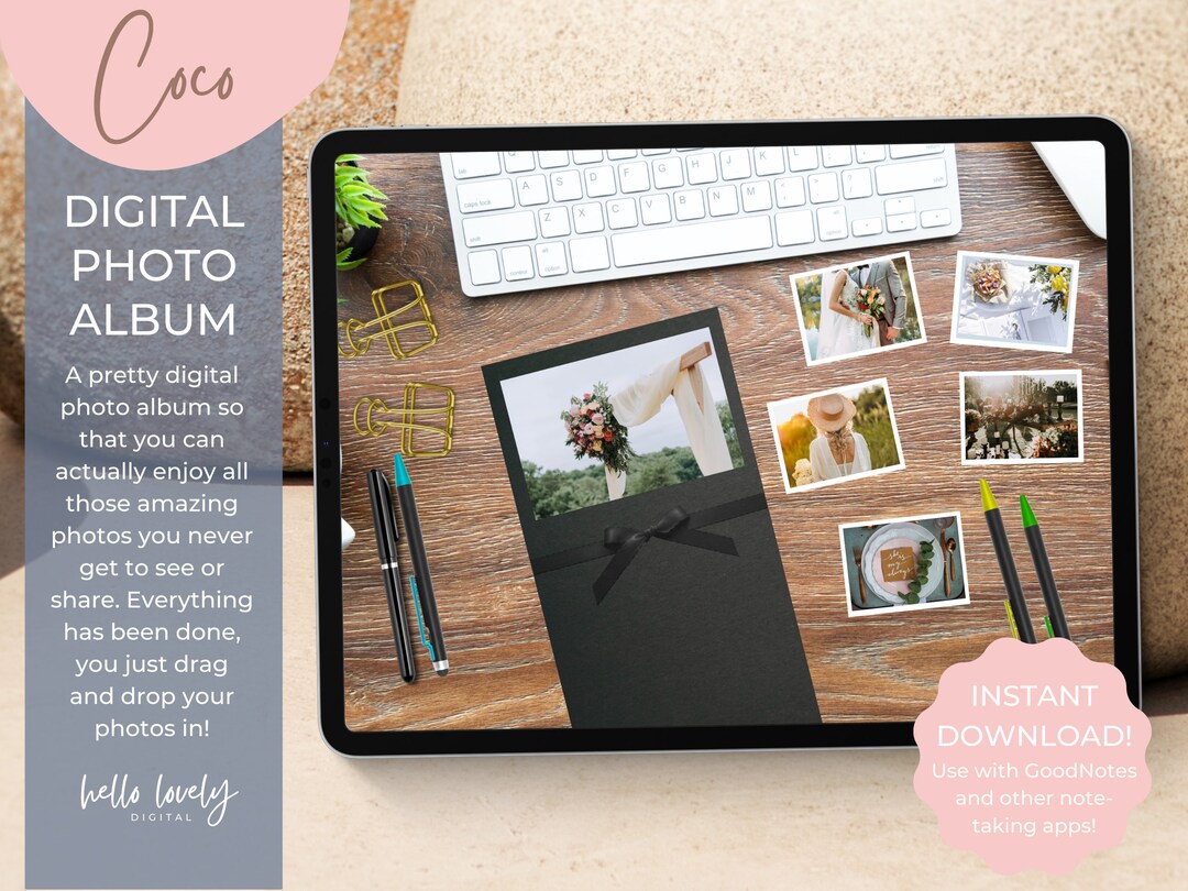 Minimalist Goodnotes Album Digital Photo Albums Scrapbook Etsy