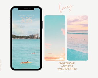 Minimal iPhone Wallpaper, Aesthetic Phone Background, Summer Vibe, Pretty Beach Aesthetic, Aesthetic Phone Wallpaper, Ocean themed Wallpaper