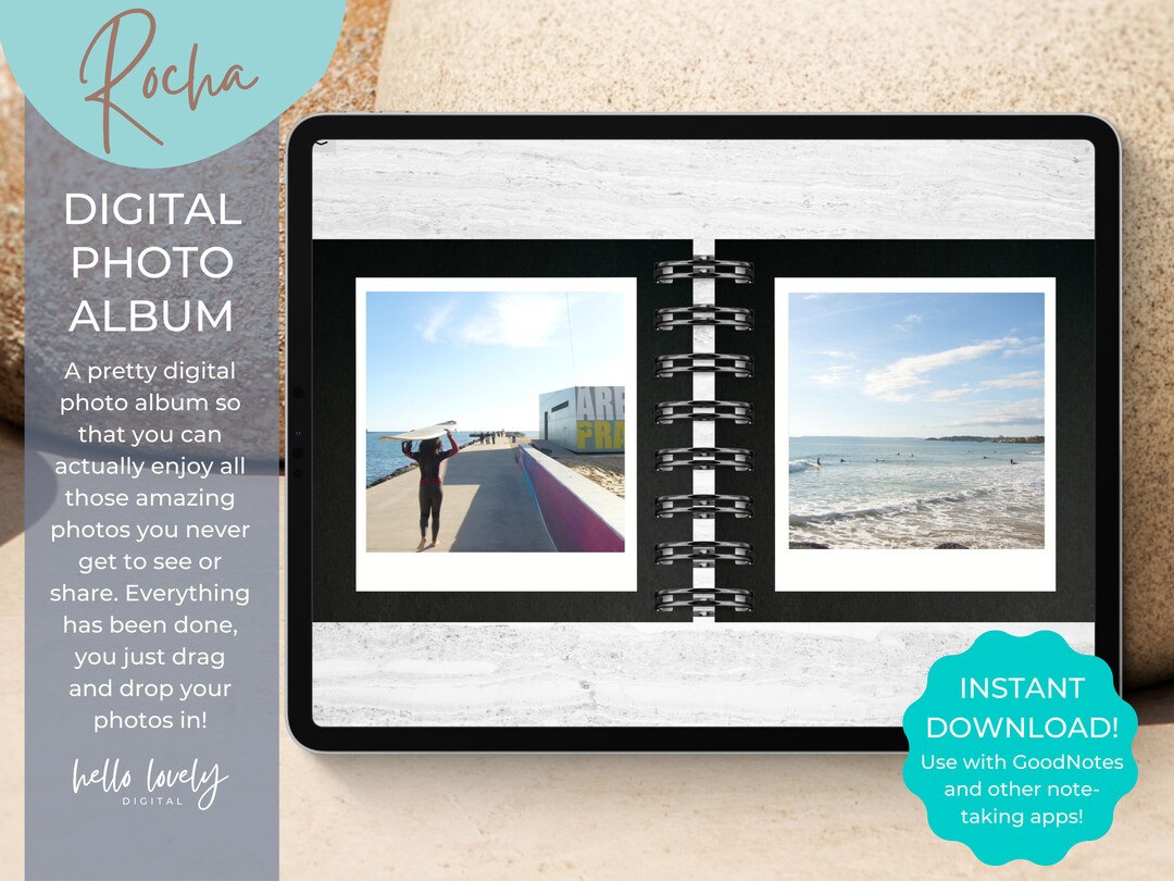 Minimalist Goodnotes Album Digital Scrapbook Album Digital Etsy