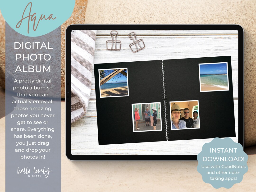 Minimalist Goodnotes Album Digital Scrapbook Album Digital Etsy