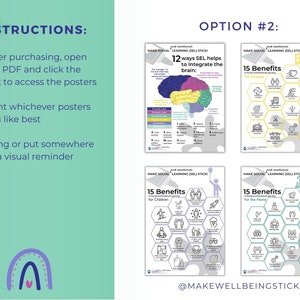 Social Emotional Learning Posters for Office or School - Etsy