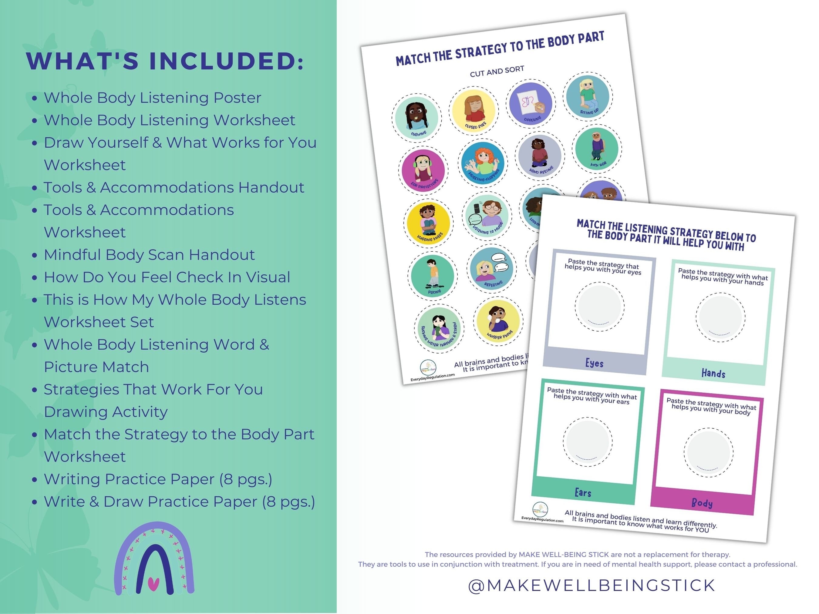 Whole Body Listening Bundle - Etsy