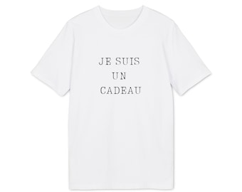 Je suis un Cadeau. A organic, gender neutral Tee for conscious and chill people. A mindful T-shirt for body & soul. Streetwear with an edge.