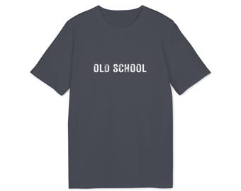 Old school - Retro vibes, sustainable fashion, and a nod to the good old days.