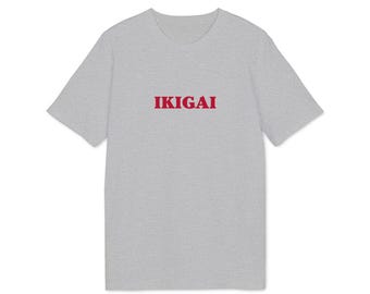 IKIGAI. Discover the essence of IKIGAI with our vintage inspired design from 1980s Japan, crafted sustainably for those who live mindfully.