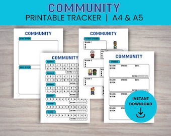 Community Tracker, community tv show, community college, jeff annie troy abed pierce shirley britta