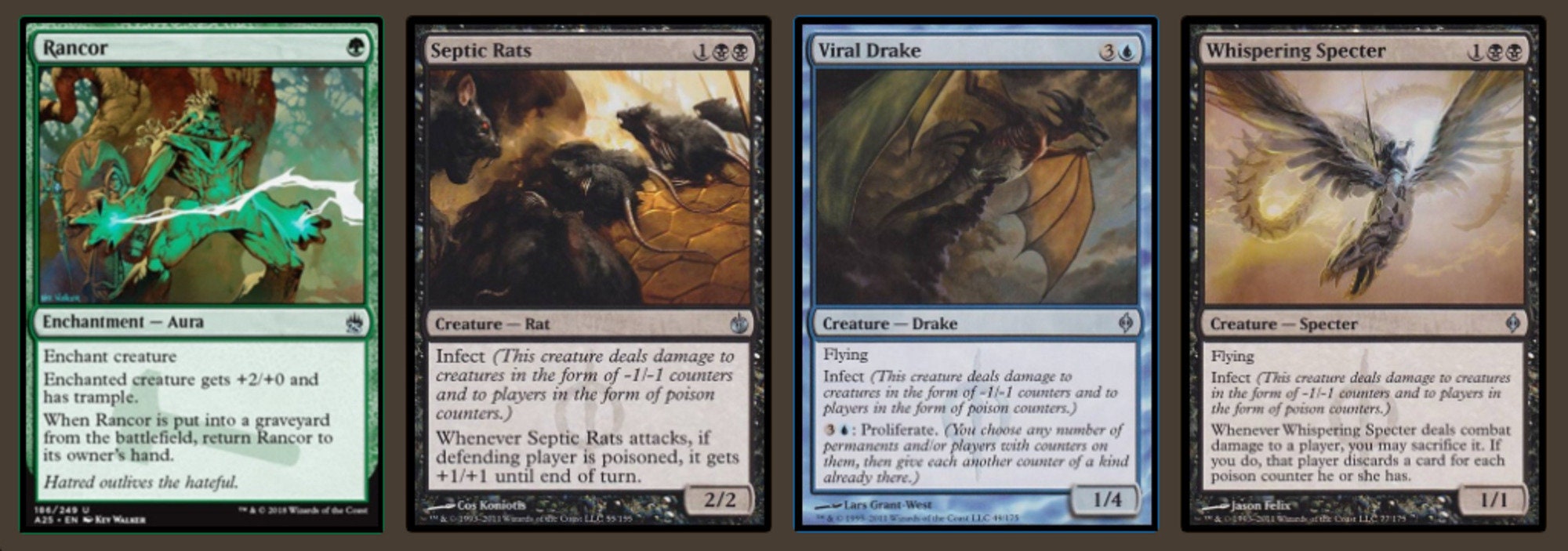 ATRAXA COMMANDER DECK Magic the Gathering Mtg 100 Cards Infect Etsy