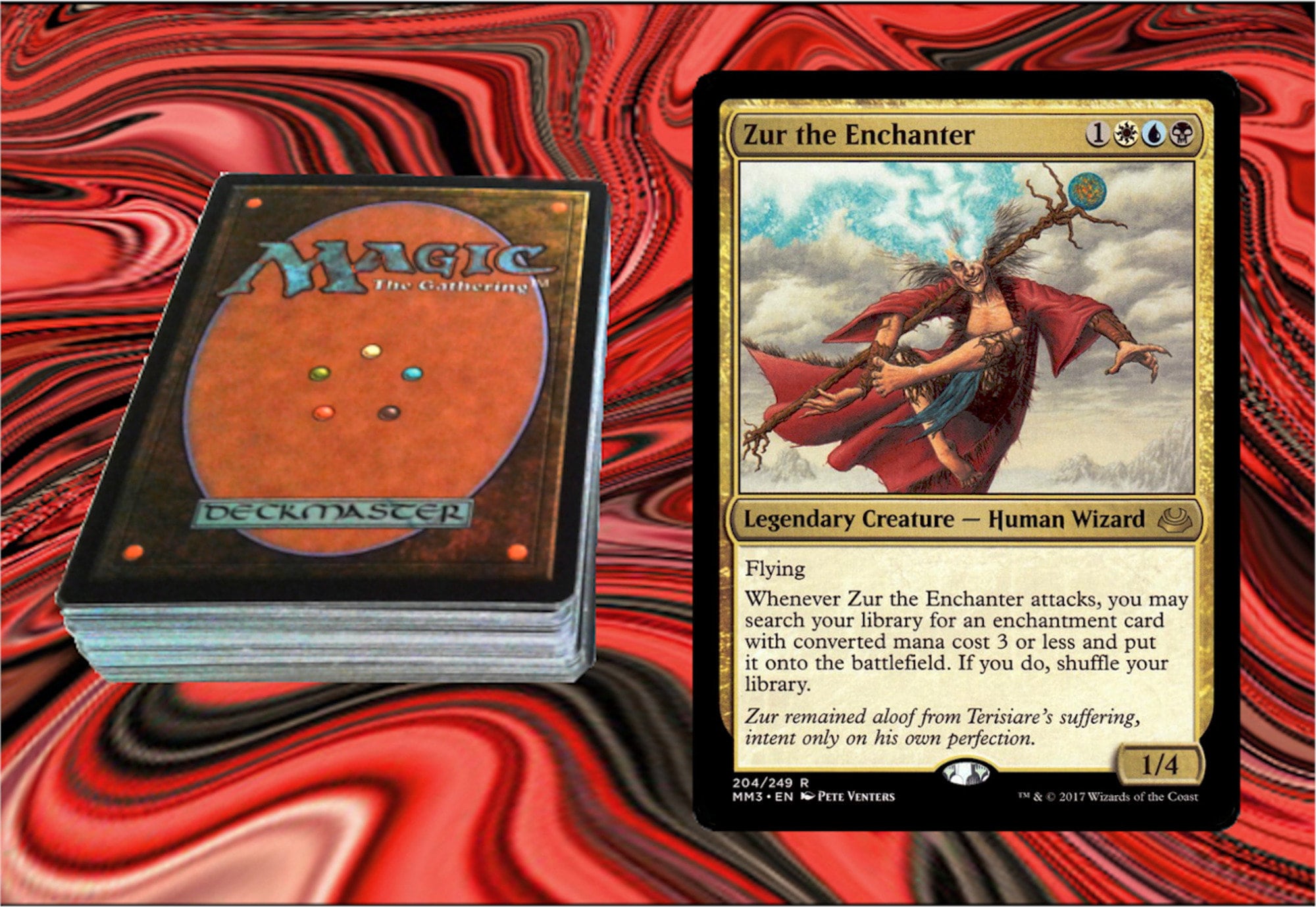 ZUR THE ENCHANTER Edh Commander Deck Magic Gathering Mtg 100 Cards Control Etsy