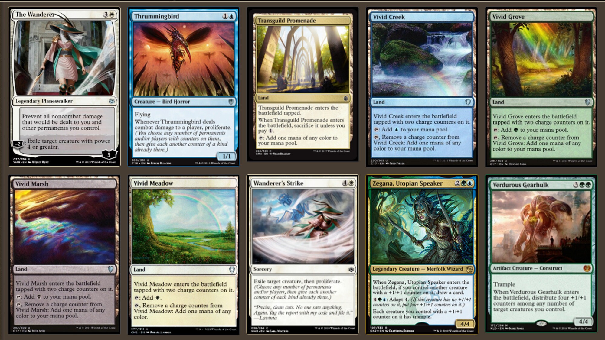 ATRAXA COMMANDER DECK Magic the Gathering Mtg 100 Cards Infect Etsy