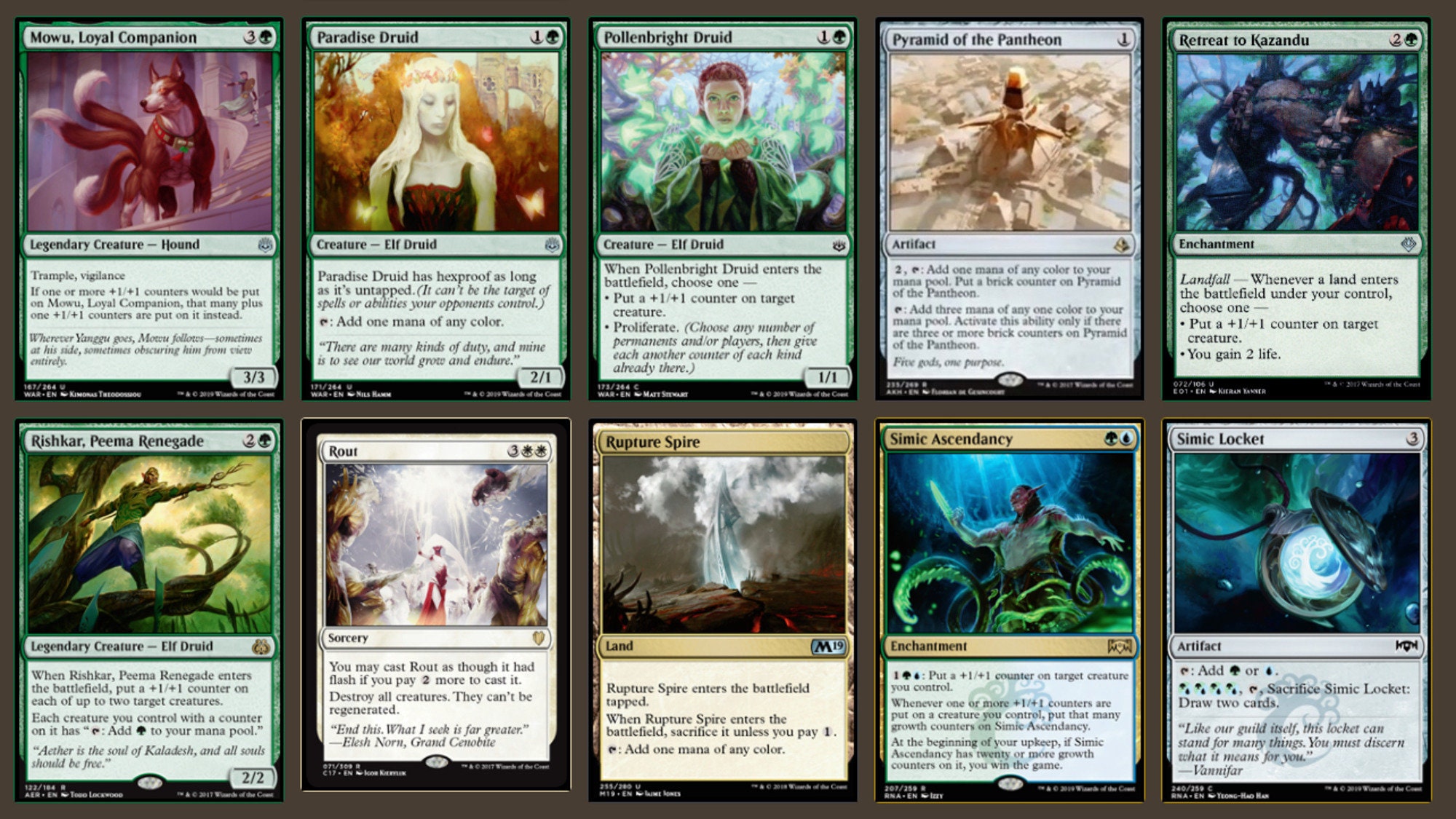 ATRAXA COMMANDER DECK Magic the Gathering Mtg 100 Cards Infect Etsy