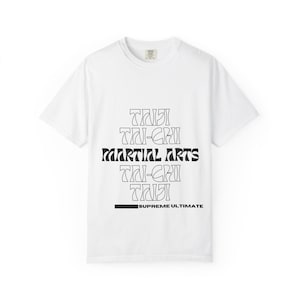 Uniseks vechtsport-T-shirt, comfortabel dagelijks gebruik, perfect voor training, cadeaus voor vechtsporters, tai chi-liefhebbers, atleten