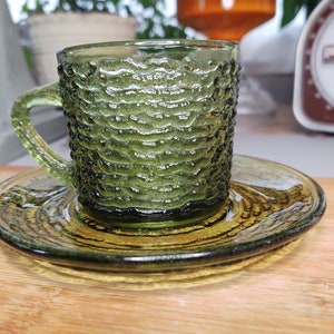 Lido Soreno Green Cup & Saucer