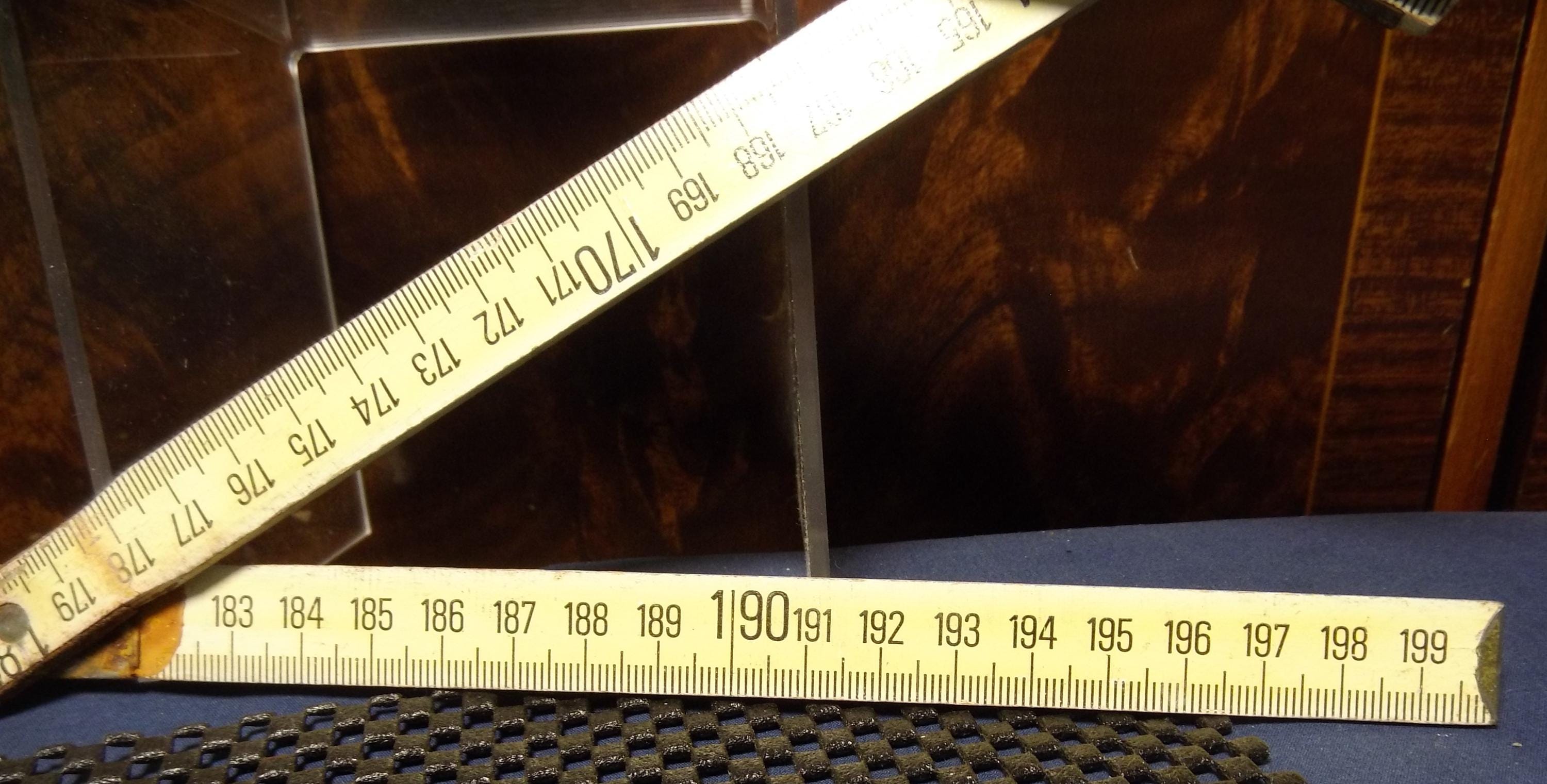 Vintage Dutch Wooden Folding Ruler Mobelfabrik Seubert-grunsfeld - Etsy