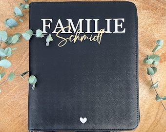 Familienorganizer personalisiert | Reiseorganizer | MOM Organizer | Unterlagen | Dokumentenmappe | Geschenk Geburt Geburtstag Hochzeit