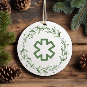 EMT Christmas Tree Ornament, Gift For EMT, Gift For Emergency Medical Technician, Holiday Décor, Thank You Gift, Special Keepsake Gift