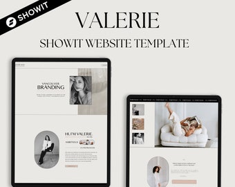 Showit Website Templates for Photographers, Brand, Boudoir Template, Photography Website, Wedding Photographer Website, Instant Download