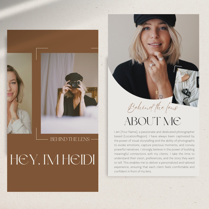 Fotograf Instagram Story Canva Template 100 Boho Familien Fotografie Instagram Geschichten Vorlage Bearbeitbares Instagram-Template Canva Bild 4