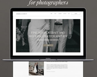 Plantilla de sitio web Showit para fotógrafos, sitio web moderno, plantilla de sitio web para fotógrafos, sitio web de fotografía, diseño de sitio web Showit
