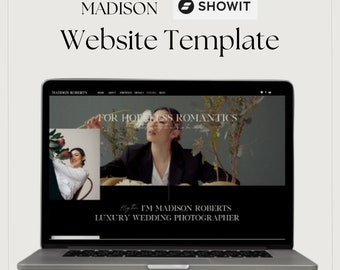 Showit Website Templates for Photographers, Service Providers, Photography Website, Wedding Photographer, Instant Download