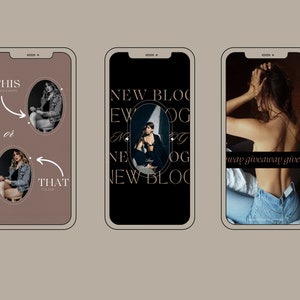 Boudoir Photographer Instagram Story and Post Canva Templates 125 Luxury Photography Instagram, Editable Instagram Stories Template image 9