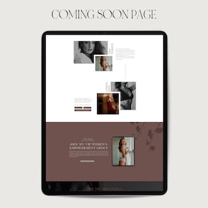 Showit Website Templates for Photographers, Boudoir Template , Photography Website, Boudoir and Wedding Photographer, Instant Download image 9