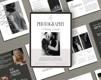 Photography Pricing Guide Canva Template