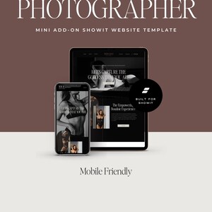 Mini Boudoir Photography Landing Page Showit Template for Photographers, ShowIt Website, Website Template, Customizable Website Template image 8
