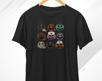 Pumpkin Nurse Shirt, Halloween Nurse Shirt, Pumpkin Face Shirt, Funny Nurse Shirt, Spooky Vibes Shirt, Halloween Pumpkin Shirt, Nurse Gifts