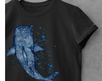 Whale Shark T-Shirt, Watercolour Whale Shark, Shark Shirt, Cute Shark, Shark Gifts, Shark Lovers, Shark Clothing, Marine Shirt, Ocean Animal