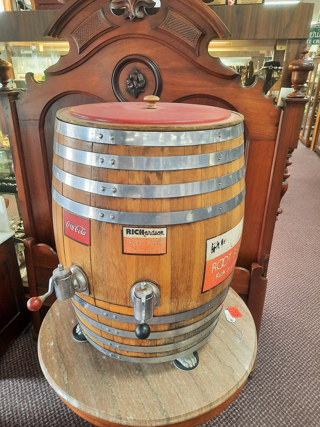 Vintage Root Beer Keg Richardson Coca Cola Dispenser From the Etsy