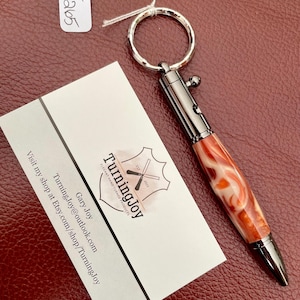 Handgedraaide Mini Bolt Action-sleutelhangerpen