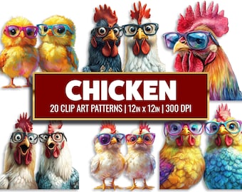 Cute Chicken Clipart Funny Animal Paper Craft High Quality Chicken PNG