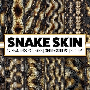 Papel de artesanato digital de pele de cobra, couro de cobra natural, padrão sem costura, fundo de pele de cobra, textura de couro de cobra para fornecimento de diário de lixo