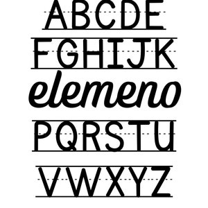 ABCDEFGHIJK (elemeno) PNG