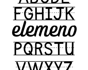 ABCDEFGHIJK (elemeno) PNG