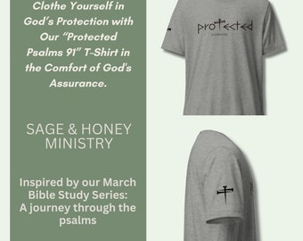 Embrace God's Protection with our 'Protected' T-Shirt Psalm 91 Verse 11