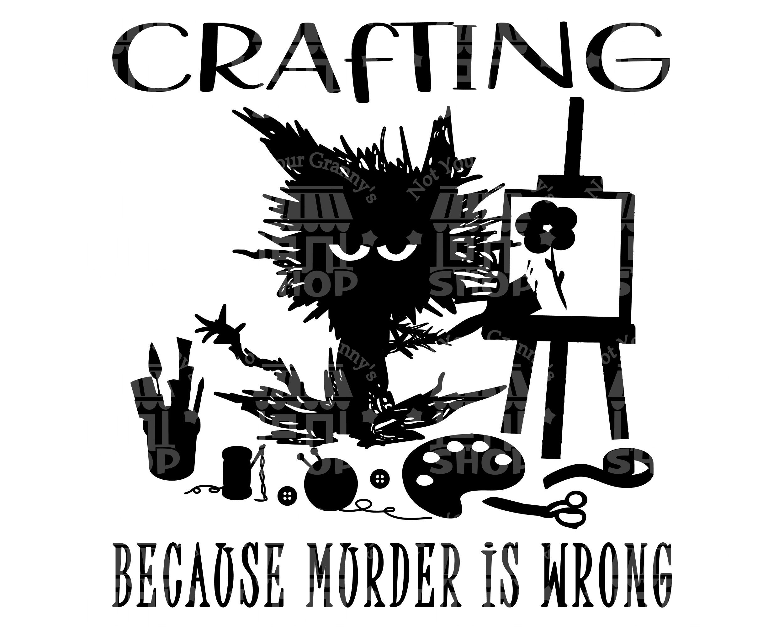 Baking Murder Is Wrong Custom Poster, Funny Kitchen Decor - Wander