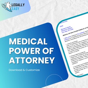 Medical Power of Attorney. Download, edit, and customize this file to meet your needs.