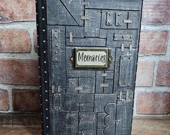Handmade journal - Diary - Notebook -  Scrapbook
