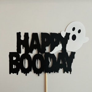 Happy Booday Cake Topper, Halloween Geburtstag Tortenstecker, Halloween Party Dekoration, Happy Birthday Tortenstecker, Happy Birthday Cake Topper