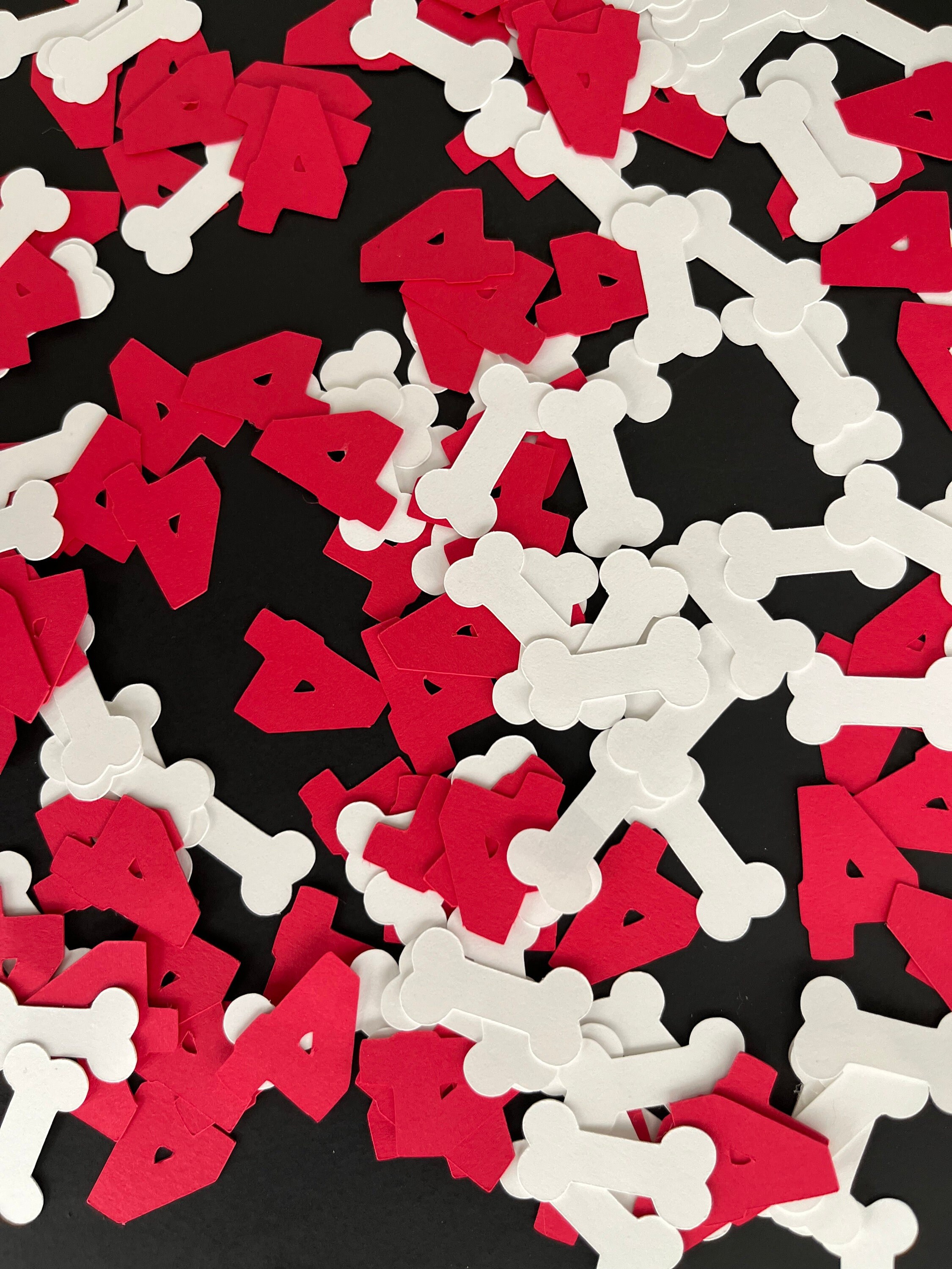 Dog Birthday Confetti Lets Pawty Birthday Decor Dog Birthday Kids Birthday Party Birthday Party Party Decor SET OF 12