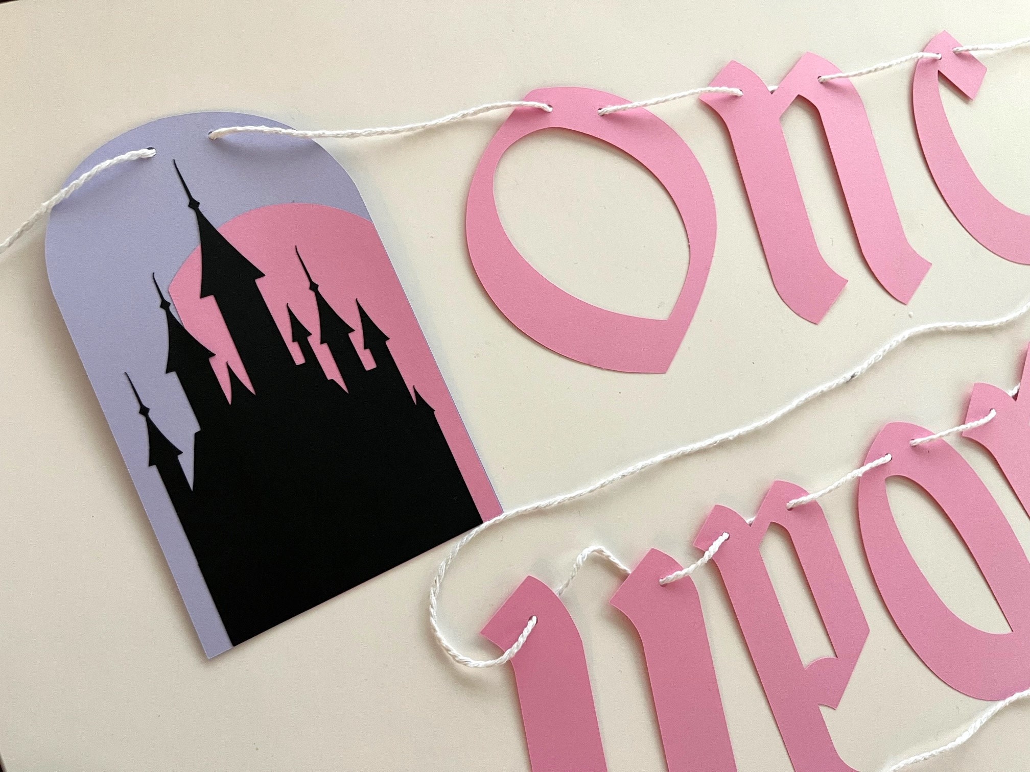 Once Upon A Time Banner, Princess Banner, Disney Banner, Disney ...