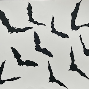 Halloween Bat Decorations, Spooky Decorations, Halloween Decor, Black Bats, Indoor Halloween Decor