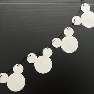Mickey Mouse Banner, Modern Mickey Mouse Decor, Disney Birthday Banner, Minimalist Mickey Banner, Disney Decorations, Mickey Mouse Birthday