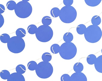 Mickey Mouse Banner, Modern Mickey Mouse Decor, Disney Birthday Banner, Minimalist Mickey Banner, Disney Decorations, Mickey Mouse Birthday