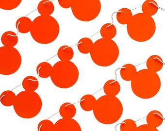 ミッキーマウスバナー、モダンなミッキーマウスの装飾、ディズニーバースデーバナー、ミニマリストミッキーバナー、ディズニーデコレーション、ミッキーマウスバースデー